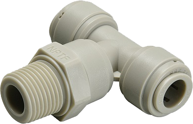 BF-TEdk-…-N-… - T-screw in connector, rotatable, conical,  NPT-thread