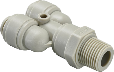 BF-YEdk-…-N-… - Y-screw in connector, rotatable, conical,  NPT-thread