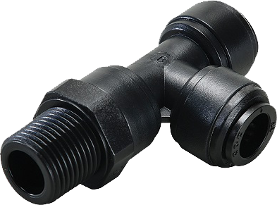 BF-LEdk-…-R-… - L-screw in connector, adjustable while pressureless, conical, R-thread