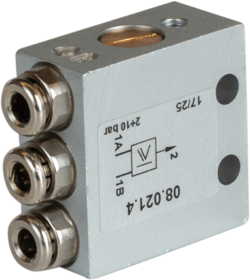 Oder-Ventil Ø4 mm Steck