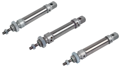 Serie RST - Rundzylinder nach ISO 6432 - Kolben-Ø 8-25 mm