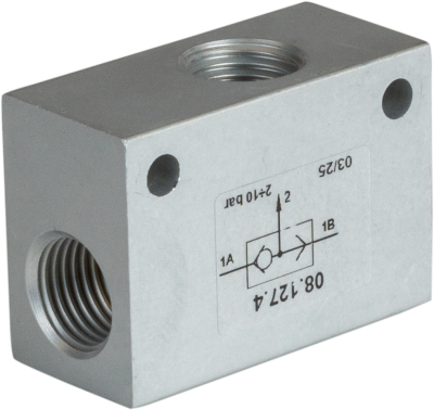 Oder-Ventil T-Form 1/4"